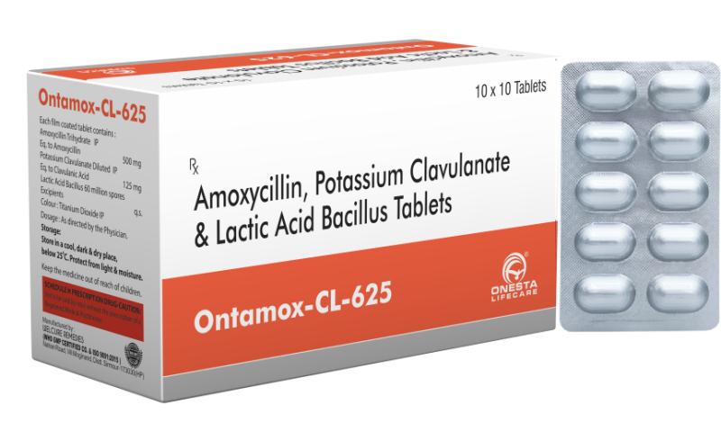 ONTAMOX-CL 625 Tab (Alu-Alu)